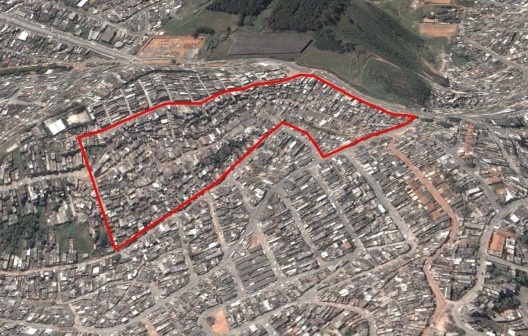 Imagem da gleba e região