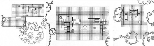 Ludwig Mies van der Rohe: Residência Farnsworth, 1945-50; Residência Caine, 1950; Residência 50 x 50, 1950-51