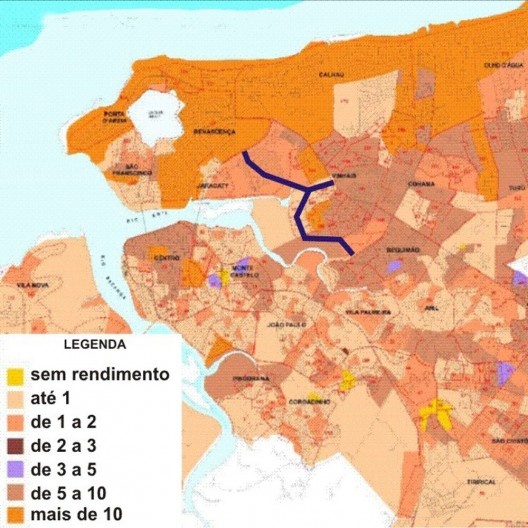 Figura 14b. Rendimento (No. de salários mínimos)