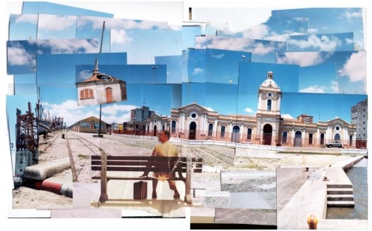 “A espera no Porto de Rio Grande”, collage, Fernando Fuão, 1998