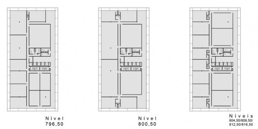 Plantas 2º ao 7º pavimentos -2ª Instância
