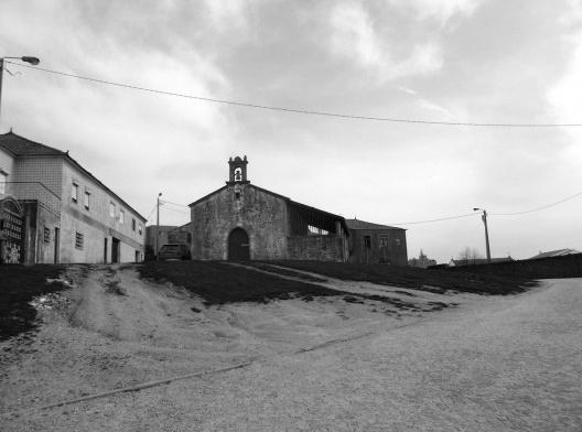 fig 5. Vista da fachada Poente da Capela de Santa Catarina