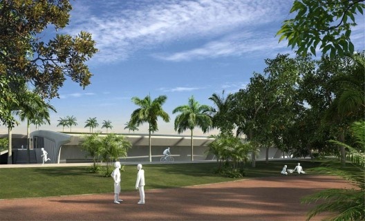 Situação Proposta – Imagem ilustrativa do trecho construído da “Área de Piqueniques”