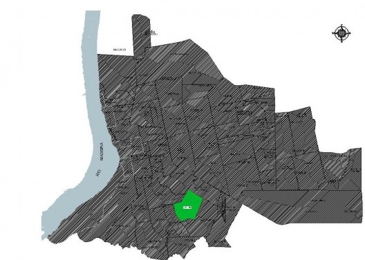 Área urbana de Porto Velho/RO, Brasil