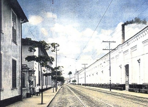 Empório Industrial do Norte em atividade com vila operária contígua