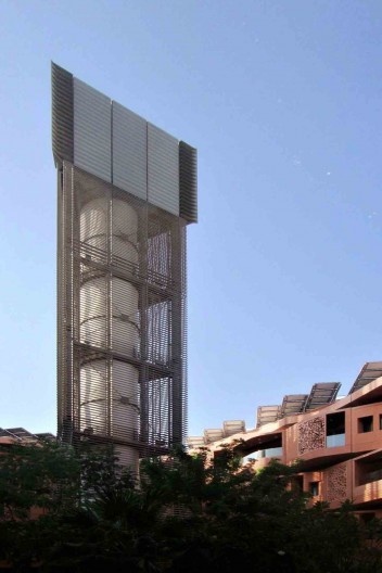 Masdar City, Emirados Árabes Unidos. Escritório Foster and Partners