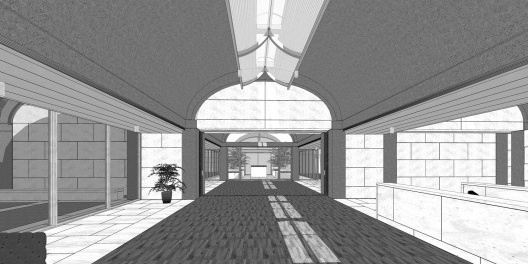 Museu de Arte Kimbell, vista interna, Fort Worth, Texas, EUA, 1972. Arquiteto Louis I. Kahn