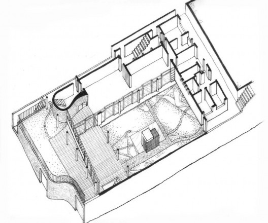 Perspectiva do 1º pavimento Residência João Villaça