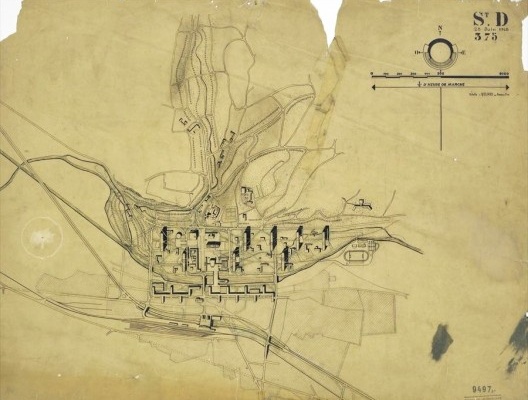 Le Corbusier, projeto de Saint-Dié, 1945