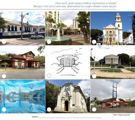 Exemplo de questão de múltipla escolha por imagens