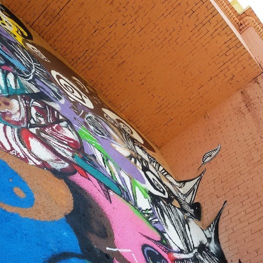 Arcos do Bixiga, muros com grafites, São Paulo, 14/02/2015