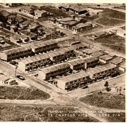 Imagem da Vila Cury construída em Campinas em 1948