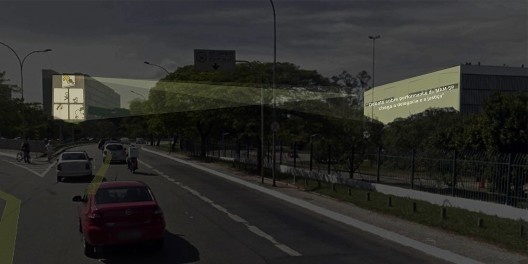 Montagem do cruzamento das projeções com a obra “Fumaça de prisioneiro”,1964, de Antonio Dias. Fonte da notícia: O Globo, 30/09/2017