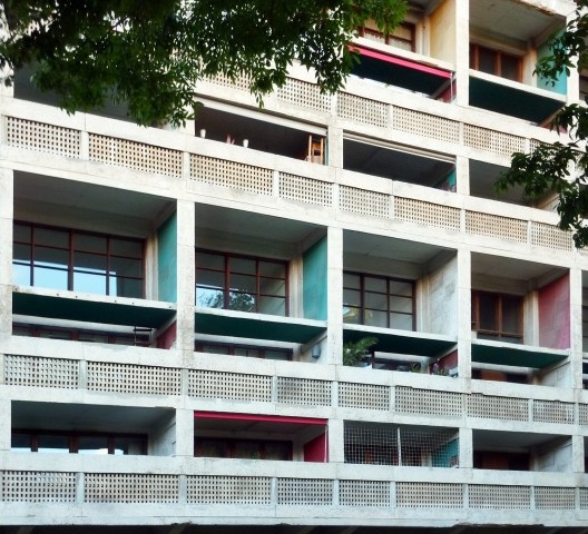 Unidade habitacional de Marselha, 1947-1953, arquiteto Le Corbusier