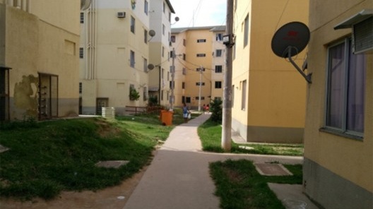 Conformação diferenciada observada em ambos os condomínios do Conjunto Ismael Silva – Zé Keti