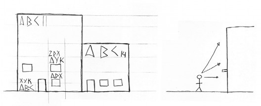 O edifício como grid composicional gráfico