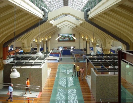 Revitalização do Mercado Municipal de São Paulo, 2002. Arquitetos Pedro Paulo de Melo Saraiva, Pedro de Melo Saraiva e Fernando de Magalhães Mendonça