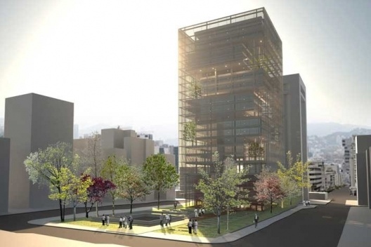 Vista externa do conjunto