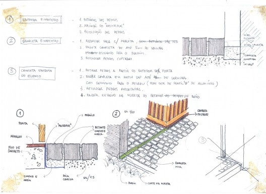 Reforma e ampliação O2 Filmes, croquis, São Paulo SP Brasil, 2013. Arquiteta Cristina Xavier