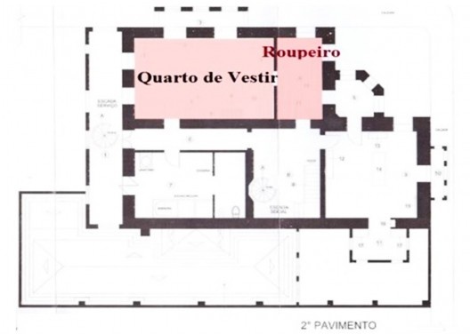 Palacete Bolonha, ambientes ornados por estuques no segundo pavimento, Belém PA Brasil, 1908. Engenheiro Francisco Bolonha