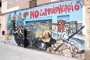 Manifestação da sociedade de Valência