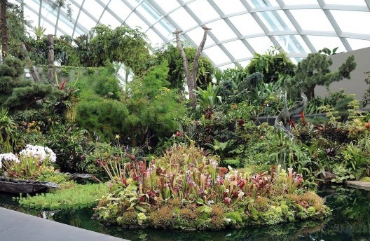 Cloud Forest, vista do Jardim Secreto, Singapura