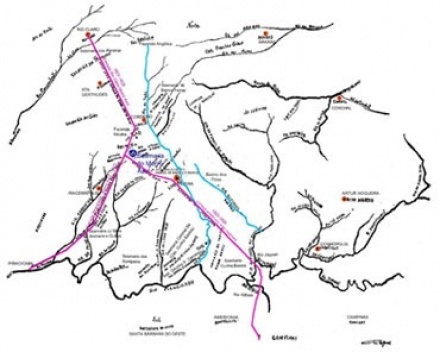 Sesmarias e estradas abertas por exportadores de açúcar