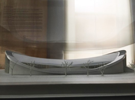 Exposição “Três pavilhões de Sérgio Bernardes”, maquete do Pavilhão da Feira da Indústria e Comércio / Pavilhão de São Cristóvão, 1957-1962. Arquiteto Sérgio Bernardes