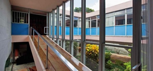 Casa Mario Taques Bitencourt II, rampas e pátio, 1959