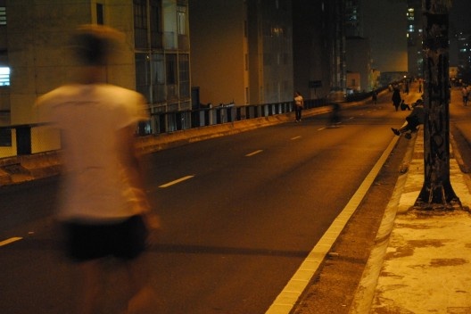 Elevado Costa e Silva, o Minhocão, área central de São Paulo