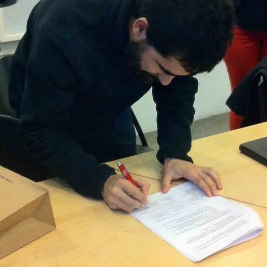 Encontro ARLA, Hernán Ascui Fernández assina a Declaração de Santiago, Santiago do Chile