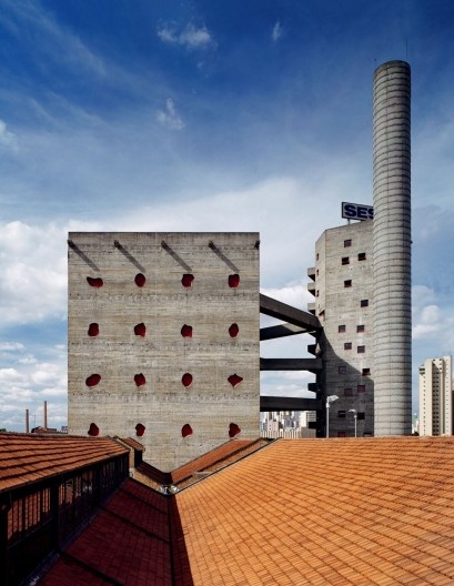 Sesc Pompéia, 1977. Arquiteta Lina Bo Bardi