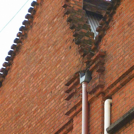 Detalhe da cobertura em shed, 2014