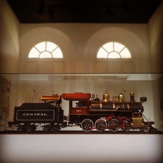 Modelo de Locomotiva exposto no Museu Ferroviário de Juiz de Fora MG Brasil
