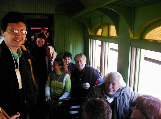 Bernardo Secchi e José Claudio Gomes no Workshop Itinerante \"Conhecimento histórico ambiental integrado na Planificação territorial e Urbana: um contributo de Bernardo Secchi, 2004 e 2006