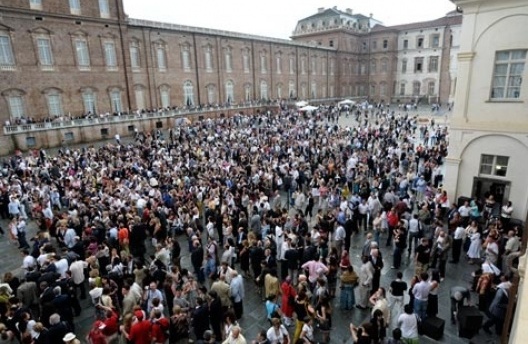 Cerimônia de abertura no Palácio Real de Venaria em 29 de junho