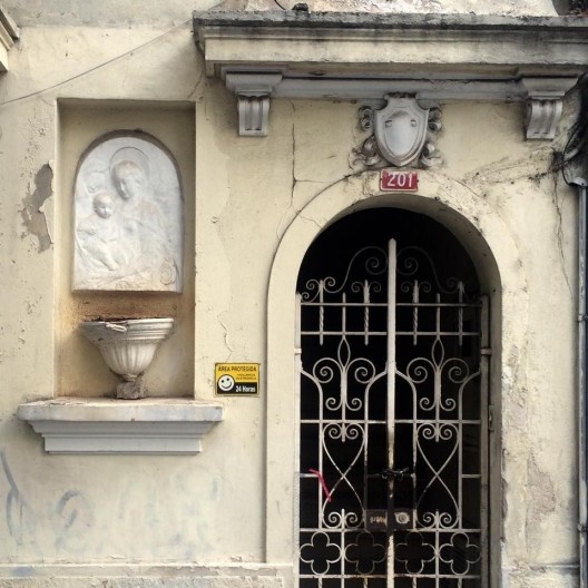 Fachada de casa no Bixiga