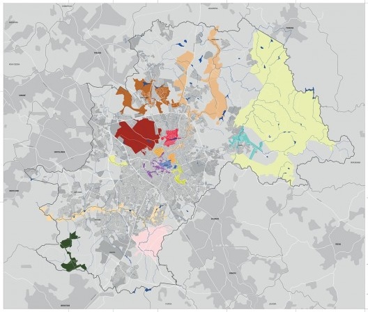 Mapa do Sistema de Paisagens Culturais