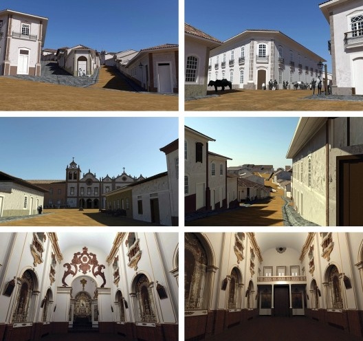 Trechos do percurso feito no vídeo