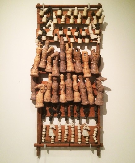 Partida de Xadrez com Rosângela, obra de Arthur Bispo do Rosário