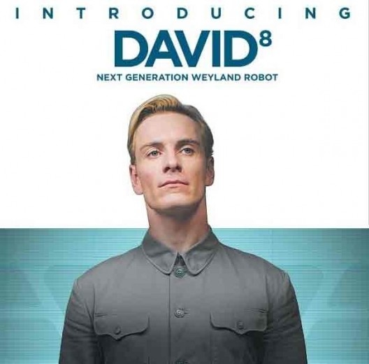 O robô David (Michael Fassbender)