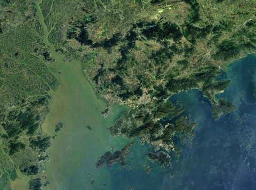 Delta do Rio das Pérolas em 1984