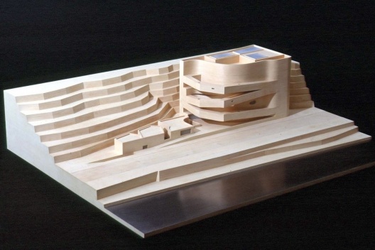 Sede da Fundação Iberê Camargo, maquete. Arquiteto Álvaro Siza, 2008