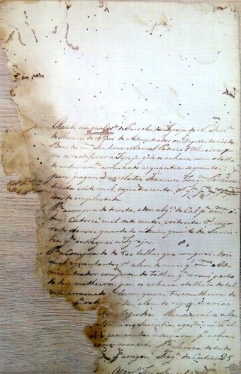 Fotos dos documentos descobertos no arquivo público de São Paulo 1813-1826