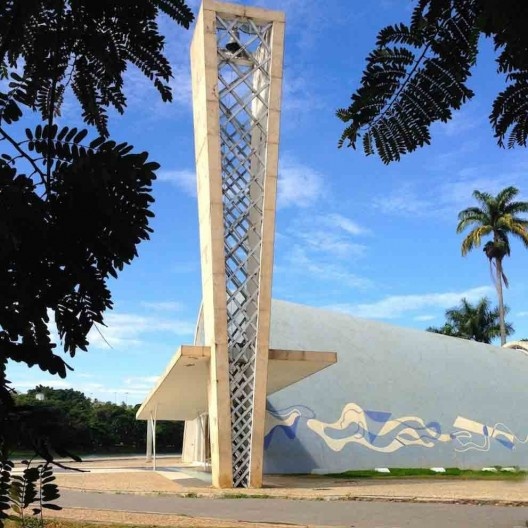 Capela de São Francisco de Assis, campanário e marquise, Pampulha, Belo Horizonte