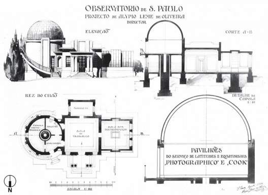 Pavilhão Cook, projeto original, 1930