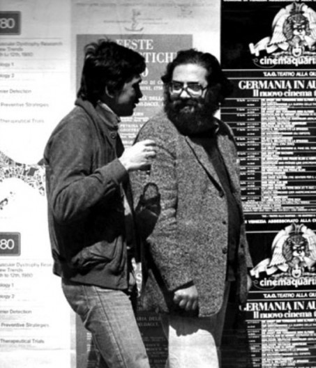 Manfredo Tafuri com Marco De Michelis, Veneza, 1980