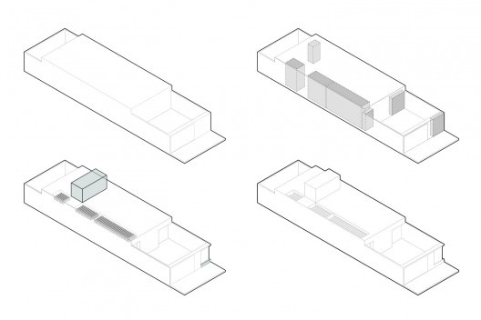 Casas + Edifício Misto MBV2, diagramas, Sobral CE Brasil, 2020. Arquitetos Bruno Braga, Bruno Perdigão, Igor Ribeiro e Luiz Cattony / Rede Arquitetos