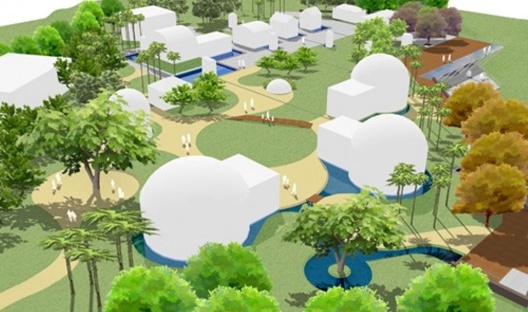 Vista geral do Parque das Lunetas