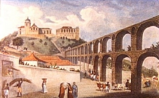 Richard Bate, Convento de Santa Tersa e aqueduto da Carioca